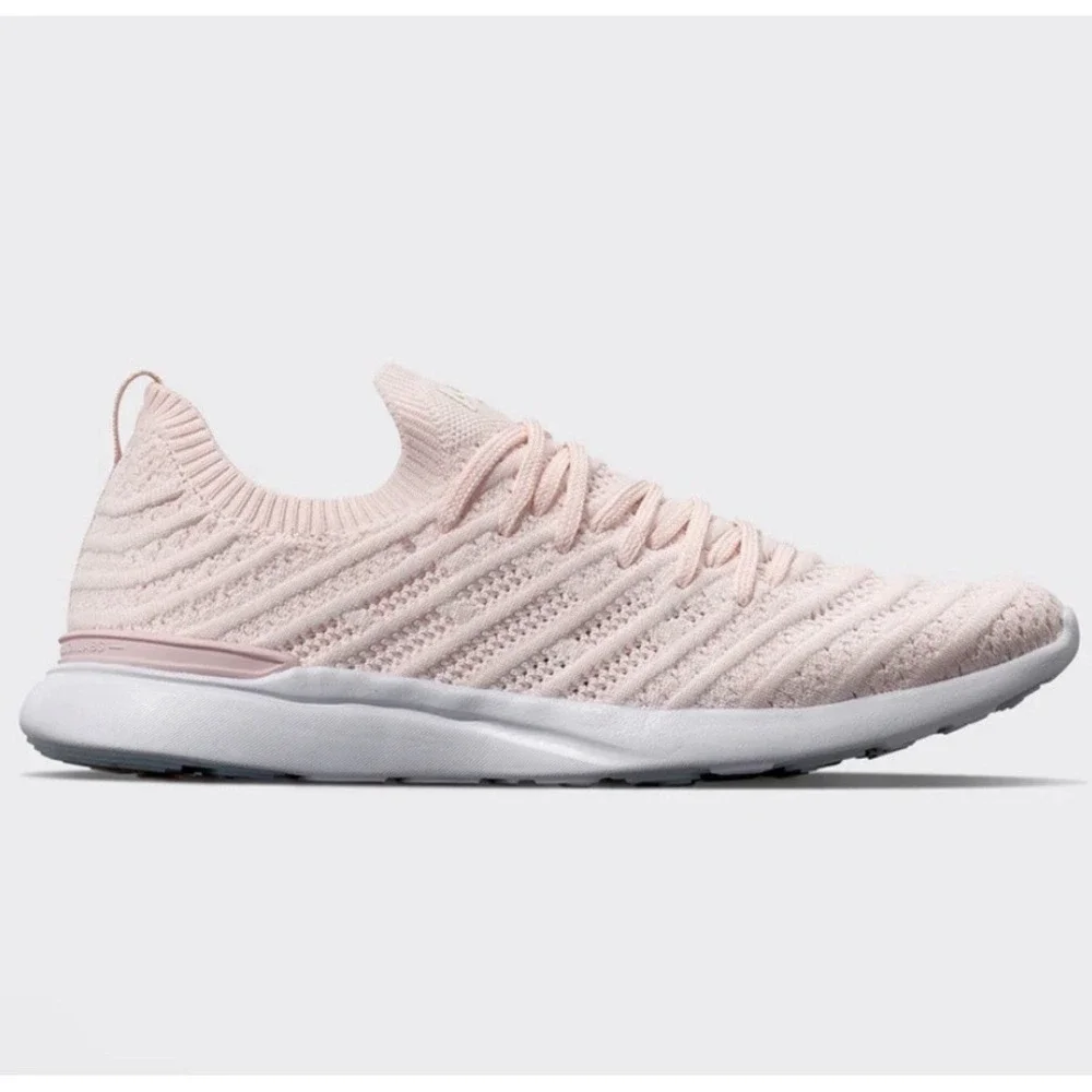 APL Youth TechLoom Size 4 Wave Bleached Pink/Ivory/‎ Melange Sneakers